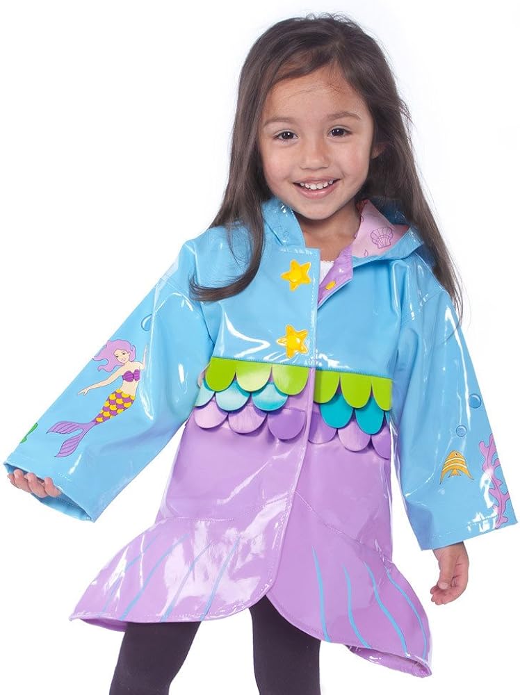 Mermaid Tail Childrens Rainwear Set 
