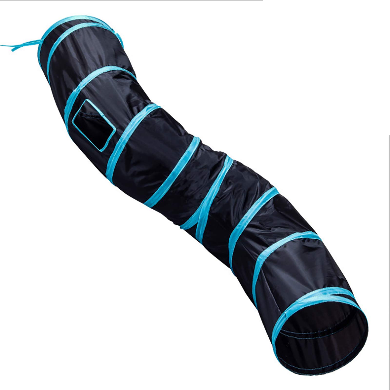 Tunnel pour chat en peluche jouet pliable de bruissement pour lapin et chiot