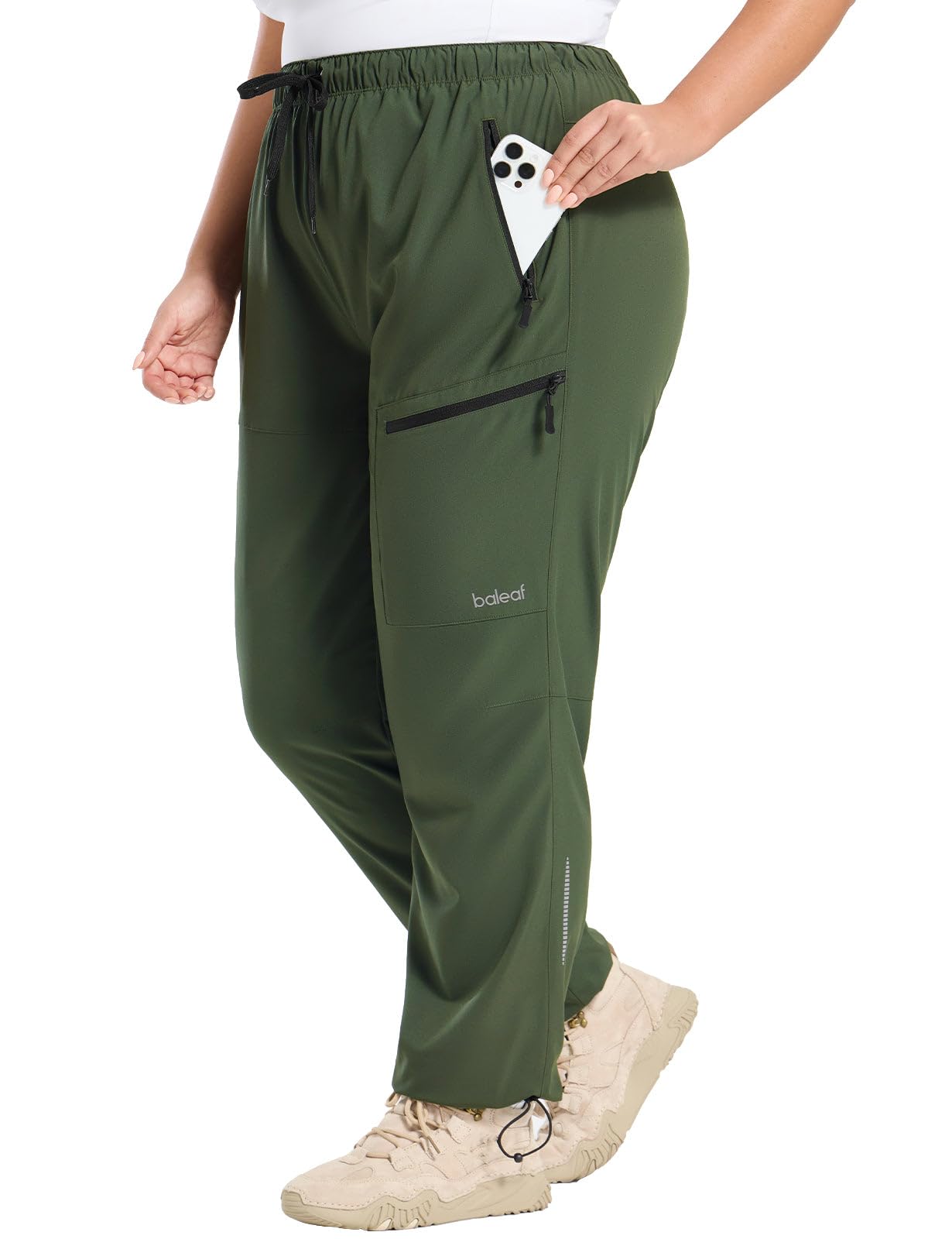baleaf Women's Plus Size Hiking Pants