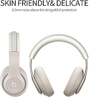 Vista 3 de Cojín de silicona para la diadema Beats Studio Pro, funda de diadema lavable antiarañazos, solo compatible con auriculares Beats Studio Pro
