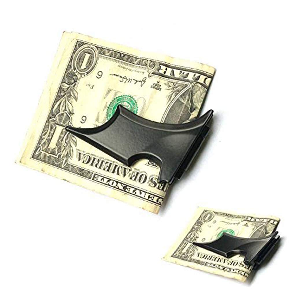 Mens Alloy Money Clip Classic Cash Credit Card Holder Money Organizer Black 01-image-22