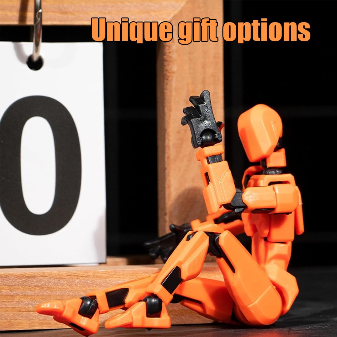Set di action figure T-13, 5 pezzi, con stampa 3D, multi-snodato, per collezionisti e decorazioni da scrivania (5 pezzi)