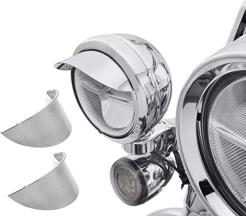 Miniatura 8 de XKMT-VISOR FARO NEGRO DE 7 PULGADAS DE 7 PULGADAS Compatible con HARLEY KAWASAKI SUZUKI [B01N7MEB98]