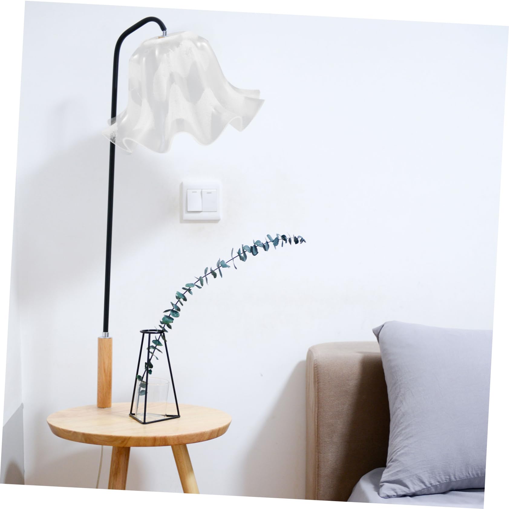 Levemolo Flower Shape Acrylic Lampshade Small Replacement Lampshade for Decorative Wall Lamp