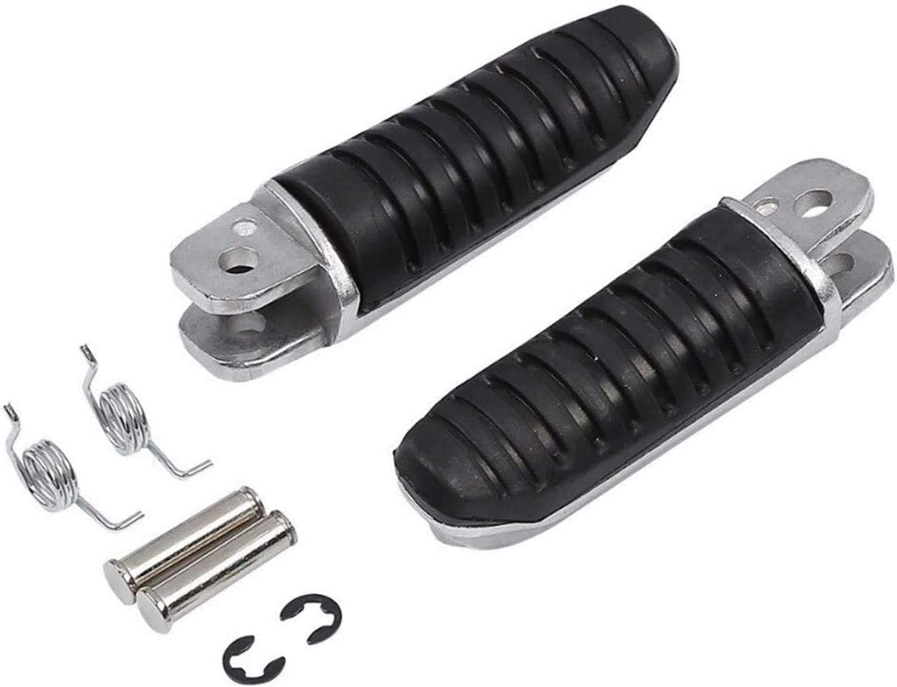 WeituoaeMotorcycle Pedals ，Motorcycle Front Footrest Foot Pegs ，for GSF1200 Bandit GSF1200S GSF400 GK75A Foot Pegs Motorcycle brake brake pedal (Color : Black)