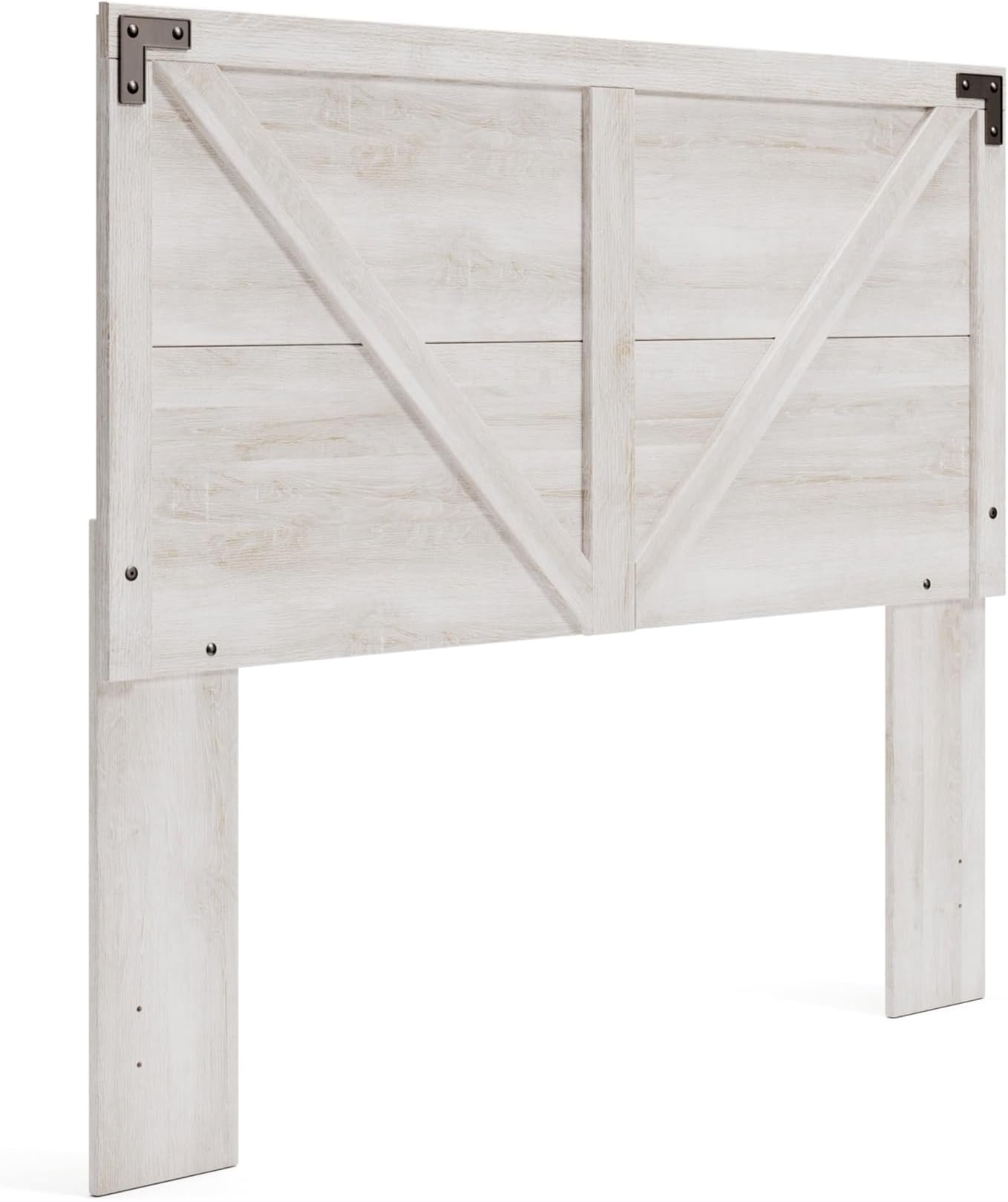Signature Design by Ashley Shawburn Modern Farmhouse Headboard, Queen, Whitewash