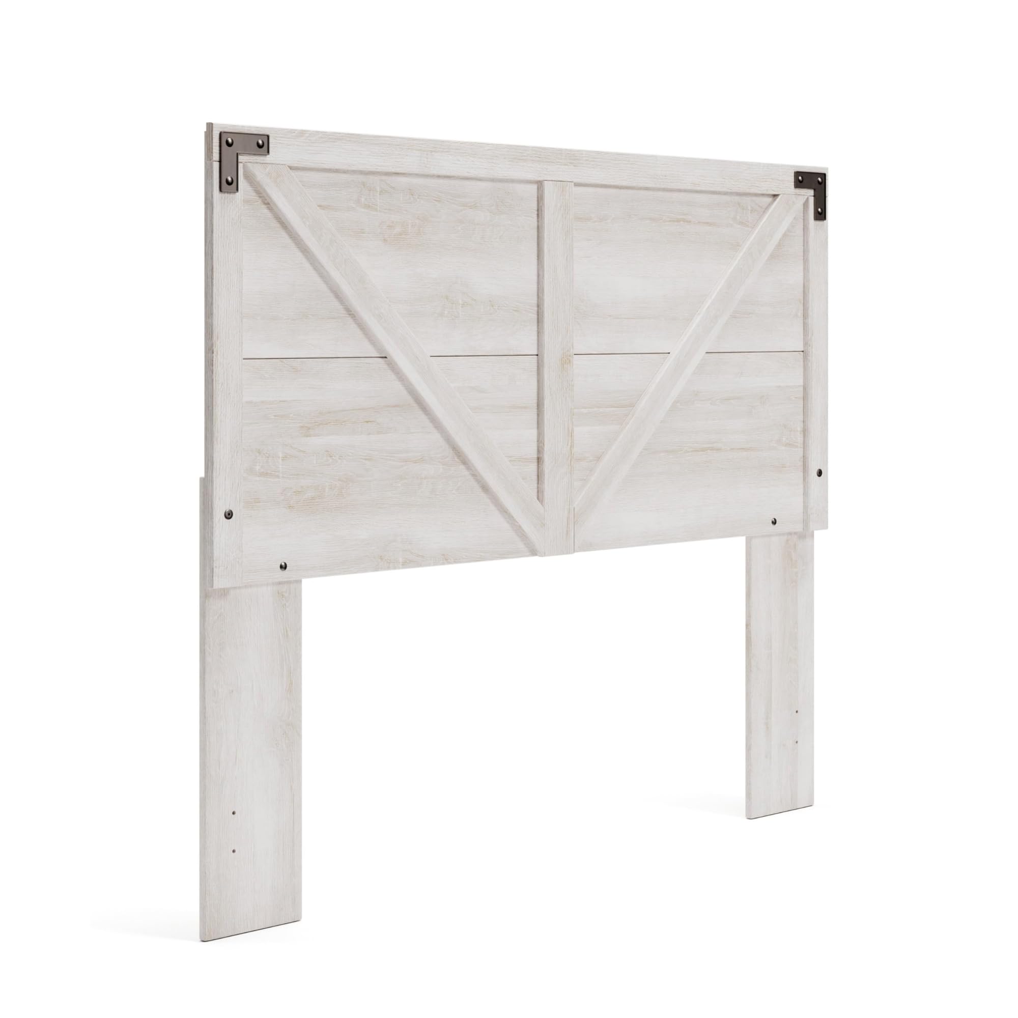 Shawburn Modern Farmhouse Headboard, Queen, Whitewash