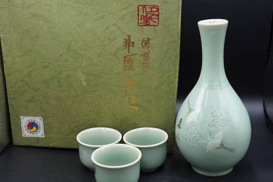 韓国青磁石峰陶芸