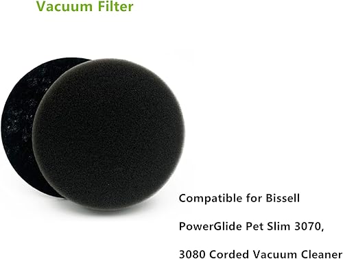 Miniatura 3 de Cherimo - Filtro de repuesto compatible con aspiradora Bissell PowerGlide Pet Slim 3070,3080 con cable (2 juegos)