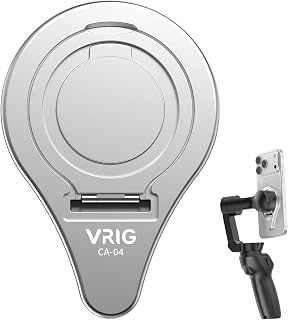 VRIG OM用磁気クイックリリースマウント アルミニウム Osmo Mobile 8/7P/7/6/SE/5/4 SE/4に対応 CA-04
