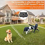 iMounTEK Electric Dog Fence Electric Fence System for Dogs Underground Dog Fence Perimeter Dog Collar Pet Tone Shock Boundary Containment Water Resistant 2 Receivers Outdoor for Dogs