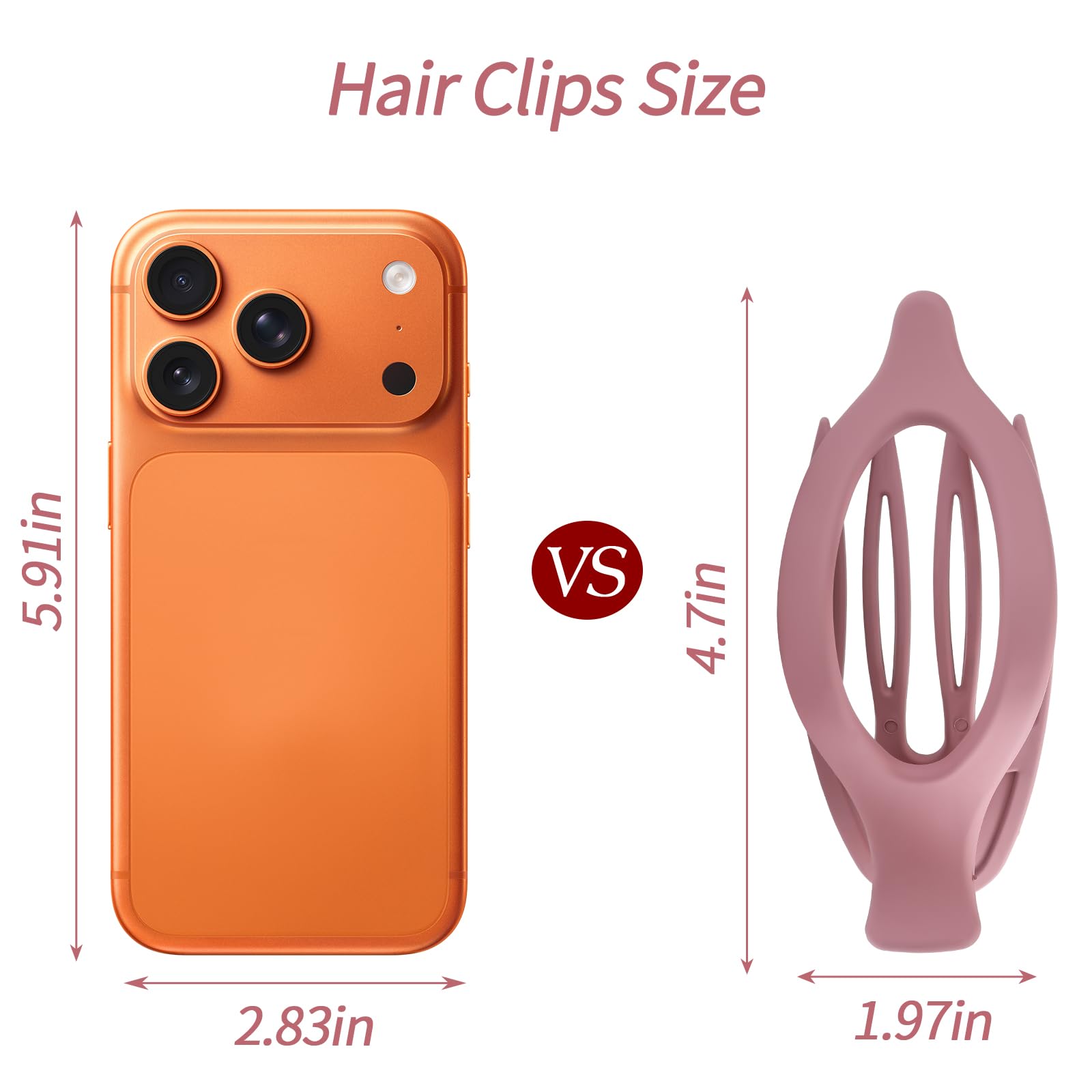 6 paquetes de pinzas planas para el cabello, pinzas curvadas para mujeres y niñas, pinzas de cocodrilo para cabello grueso y fino, pinzas de sujeción fuerte, pasadores de pelo de 4.7 pulgadas para