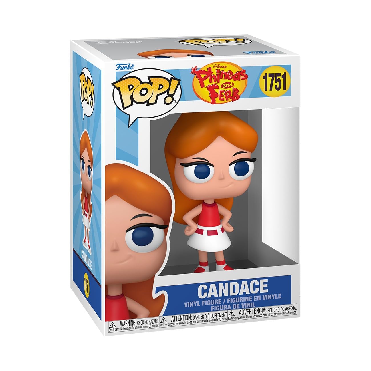 Funko Pop! Disney: Phineas and Ferb - Candace - Collectable Vinyl Figure - Gift Idea - Official Merchandise - Toys for Kids & Adults - Cartoon/Animation Fans - Model Figure for Collectors and Display