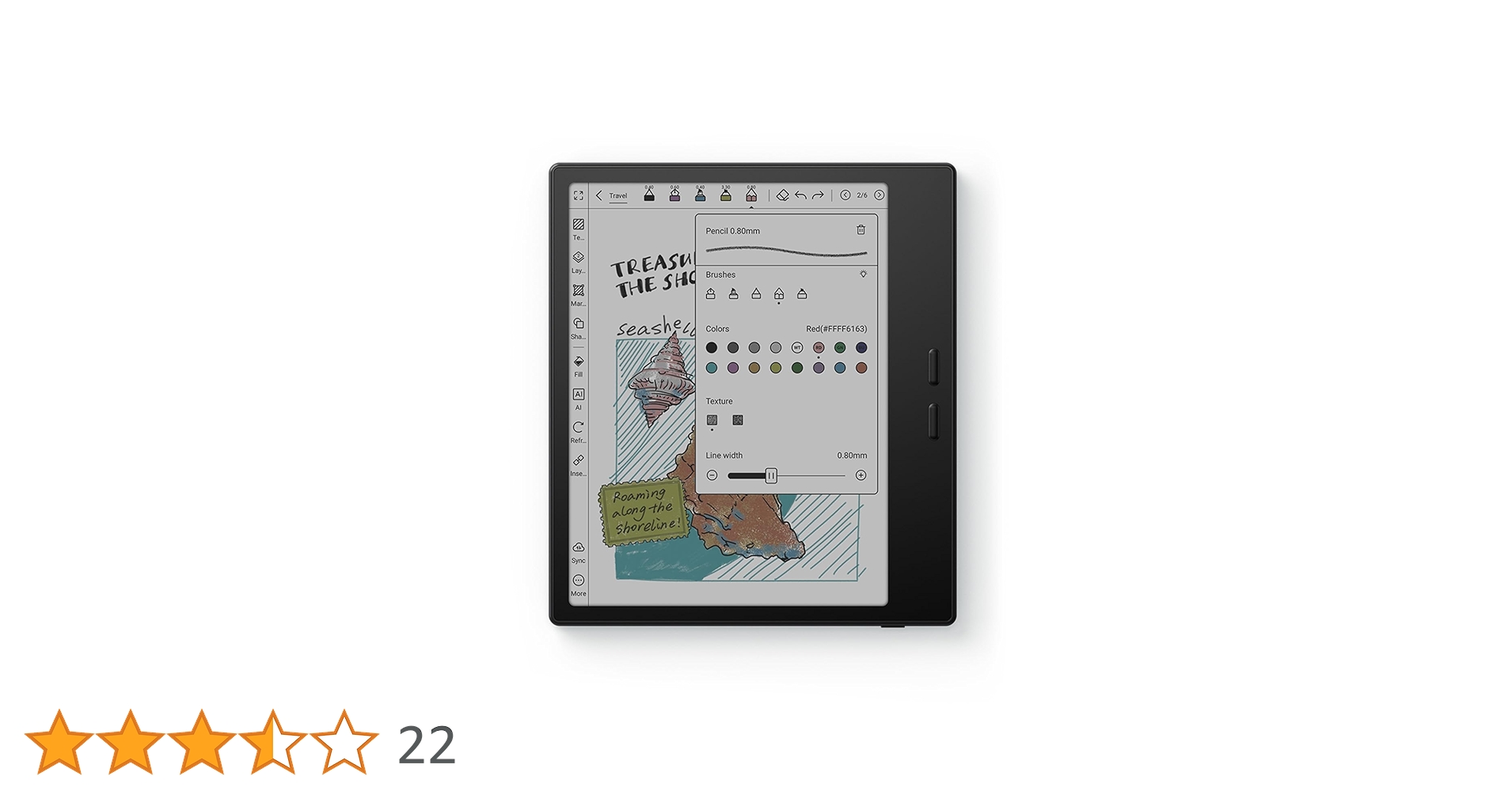 MobileSuitBOOX Go Color 7 (Gen II) 純正 BOOX Tablet Go Color 7 Gen II E Ink Tablet 4G 64G Suporte Active