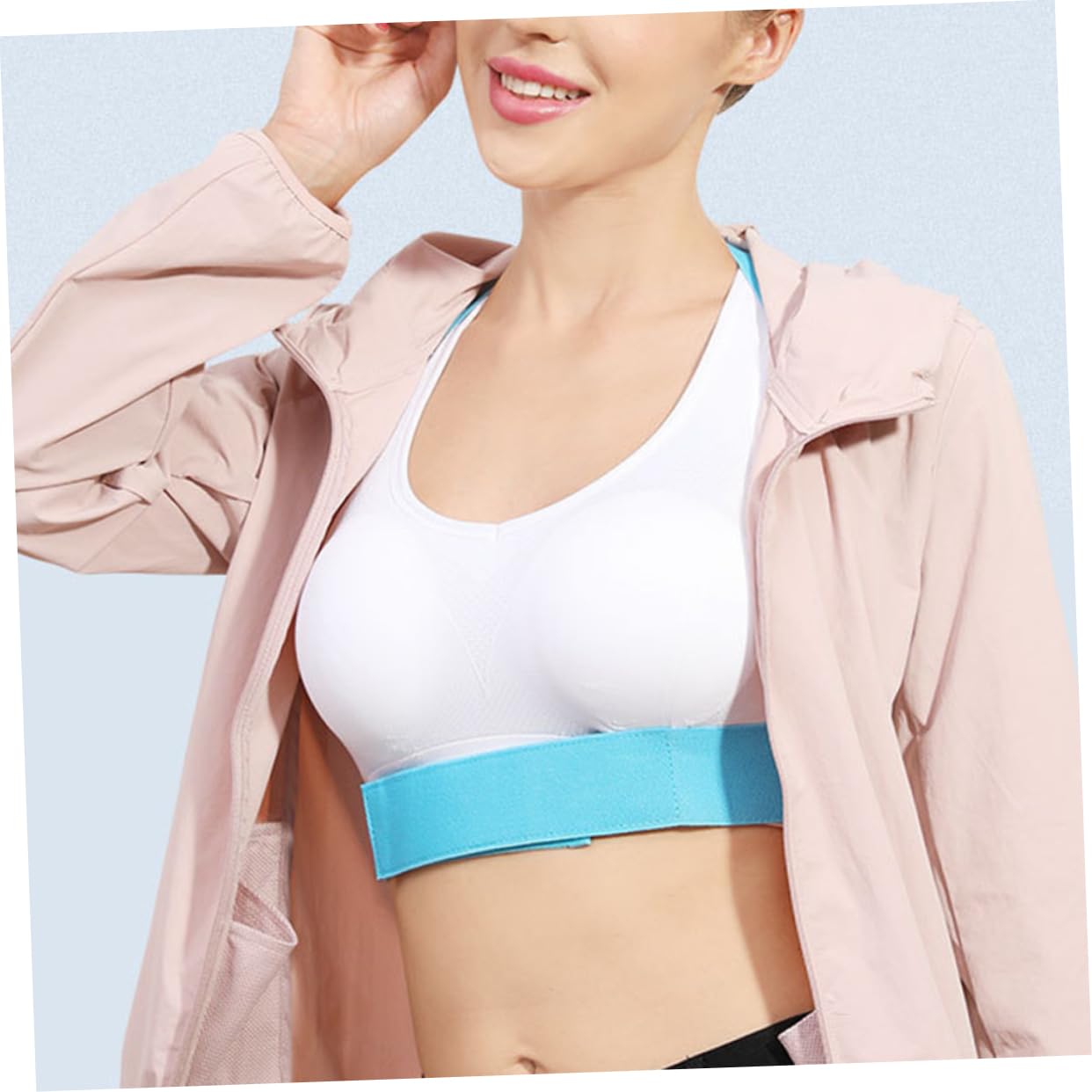 1Pc Adjustable Posture Belt for Adults and Hunchback Support Comfortable Sitting Posture Alignment for Improved Shoulder Positioning