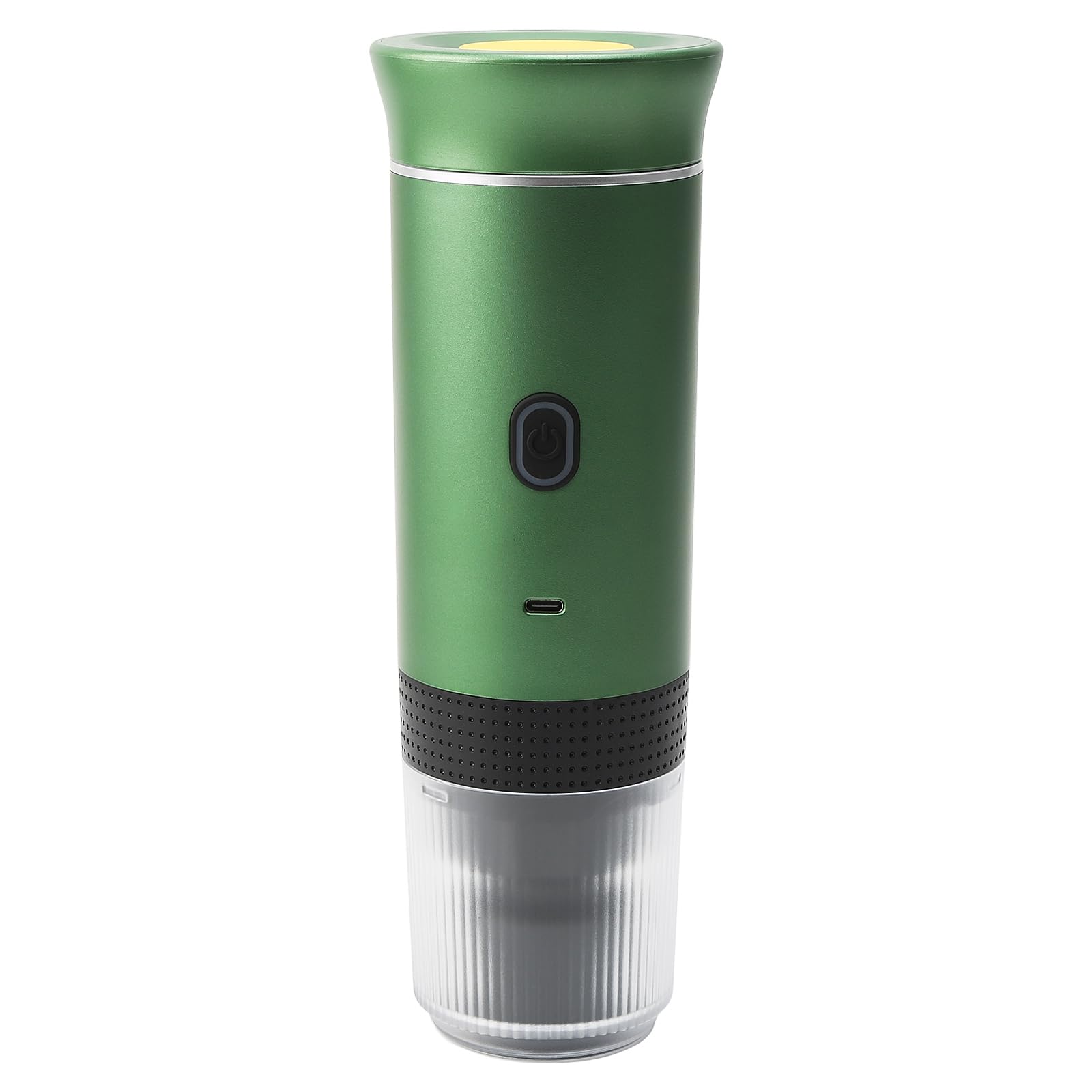 Macchina da caffè portatile a batteria, 12 V Caffettiera Elettrica per auto portatile, compatibile con capsule NS e caffè macinato per campeggio, auto, viaggio, verde (Verde)