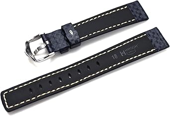 Amazon.co.jp: ◇HIRSCH Carbon カーボン 100m耐水 時計用