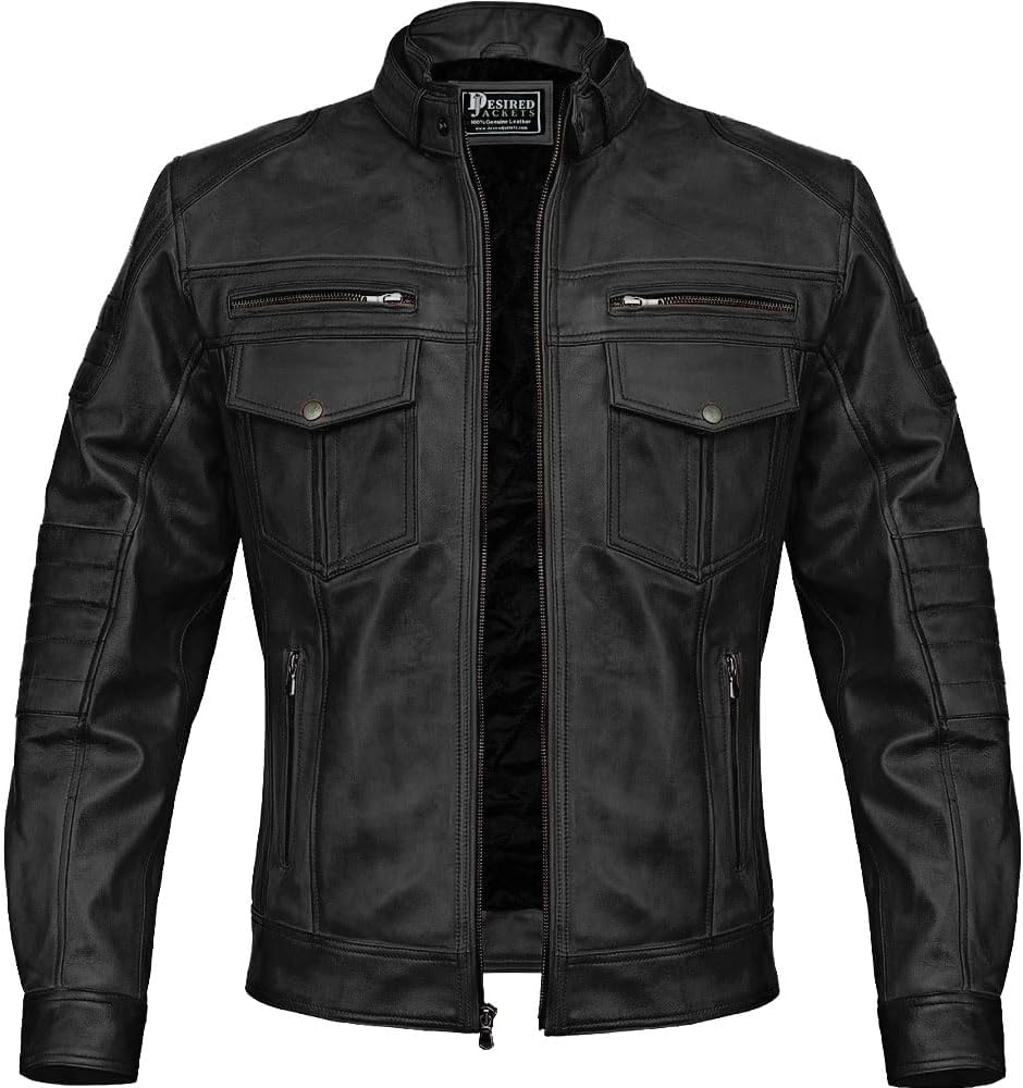 Motorcycle Club Leather Jacket For Bike Riders BSMC Denim Jacket