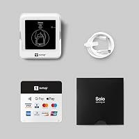 SumUp Solo Kártyaolvasó Terminal - WiFi és Beépített SIM, Érintőképernyő, Apple Pay, Google Pay, Bankkártya és Hitelkártya Elfogadás, Havidí 6