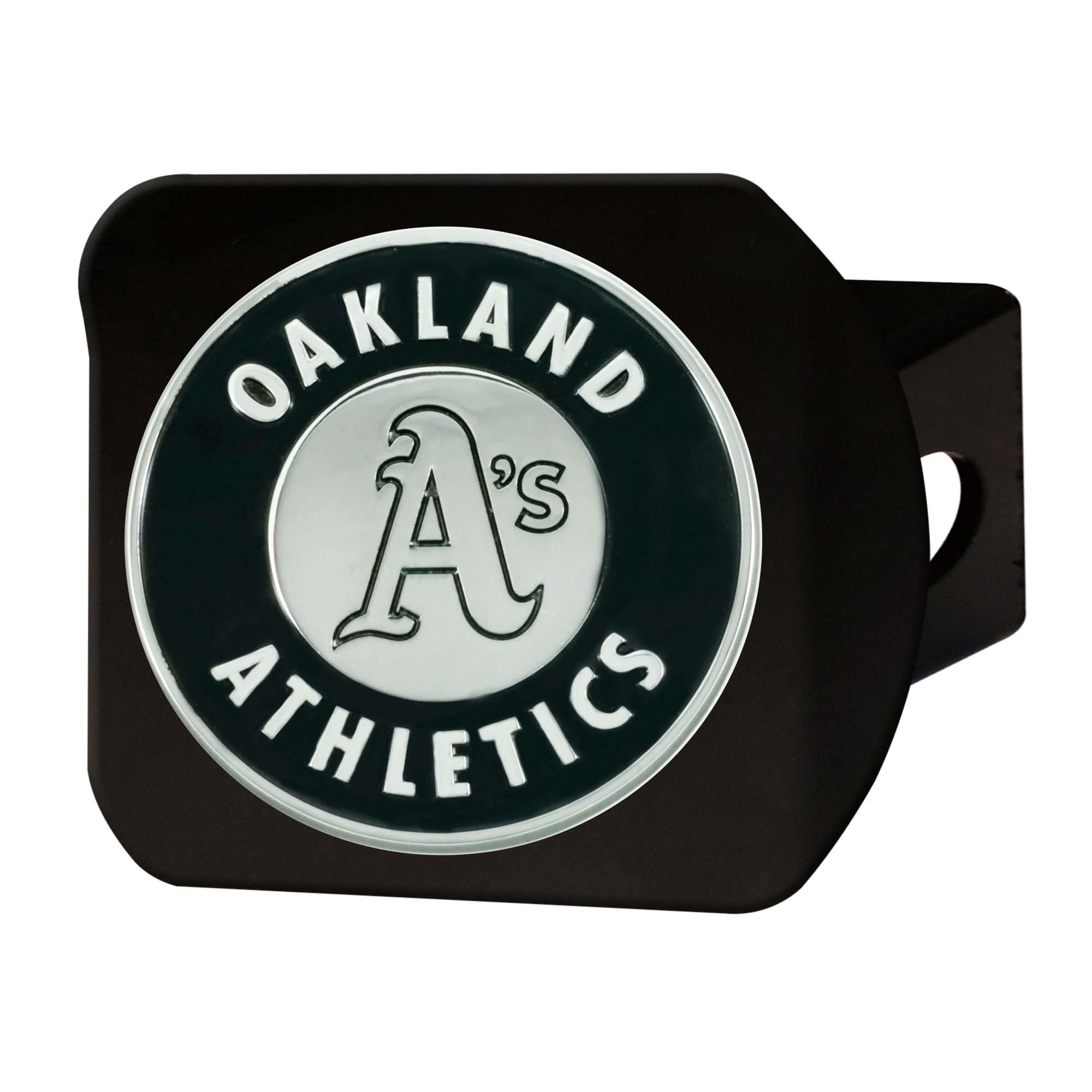 FANMATS 26665 MLB - Oakland Athletics Hitch Cover - Black