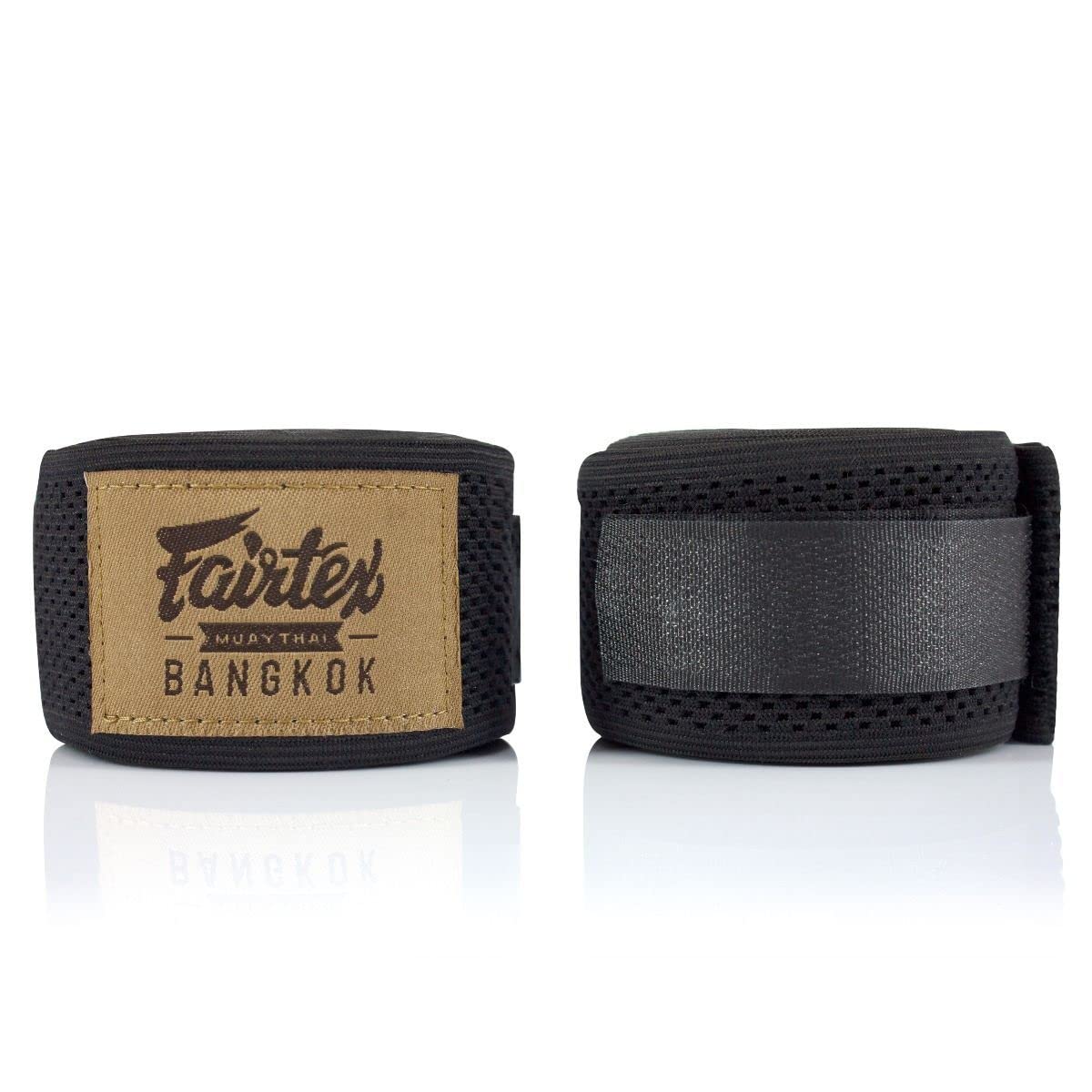 Fairtex Handbandagen HW4 Elastische 457,2 cm Schwarz