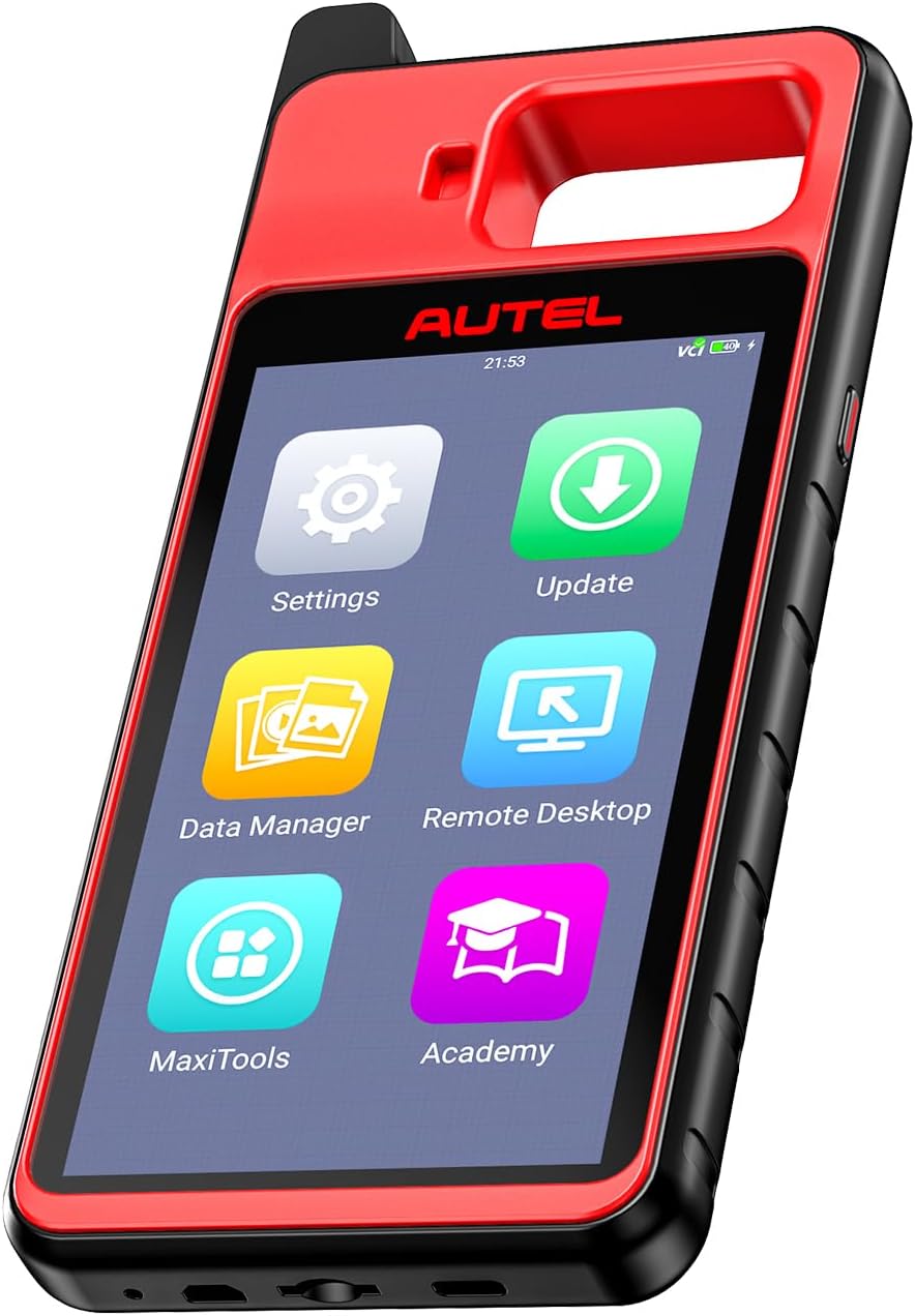 Autel MaxiIM KM100 (X), 2024 Same as KM100 KM100E, Lifetime Fre.e Update, Car OBD Scan Tool, Built-in APB112, OBD Learning for 700+ Vehicles, Auto VIN & Scan VIN/License, Android 9.0, 2GB+64GB