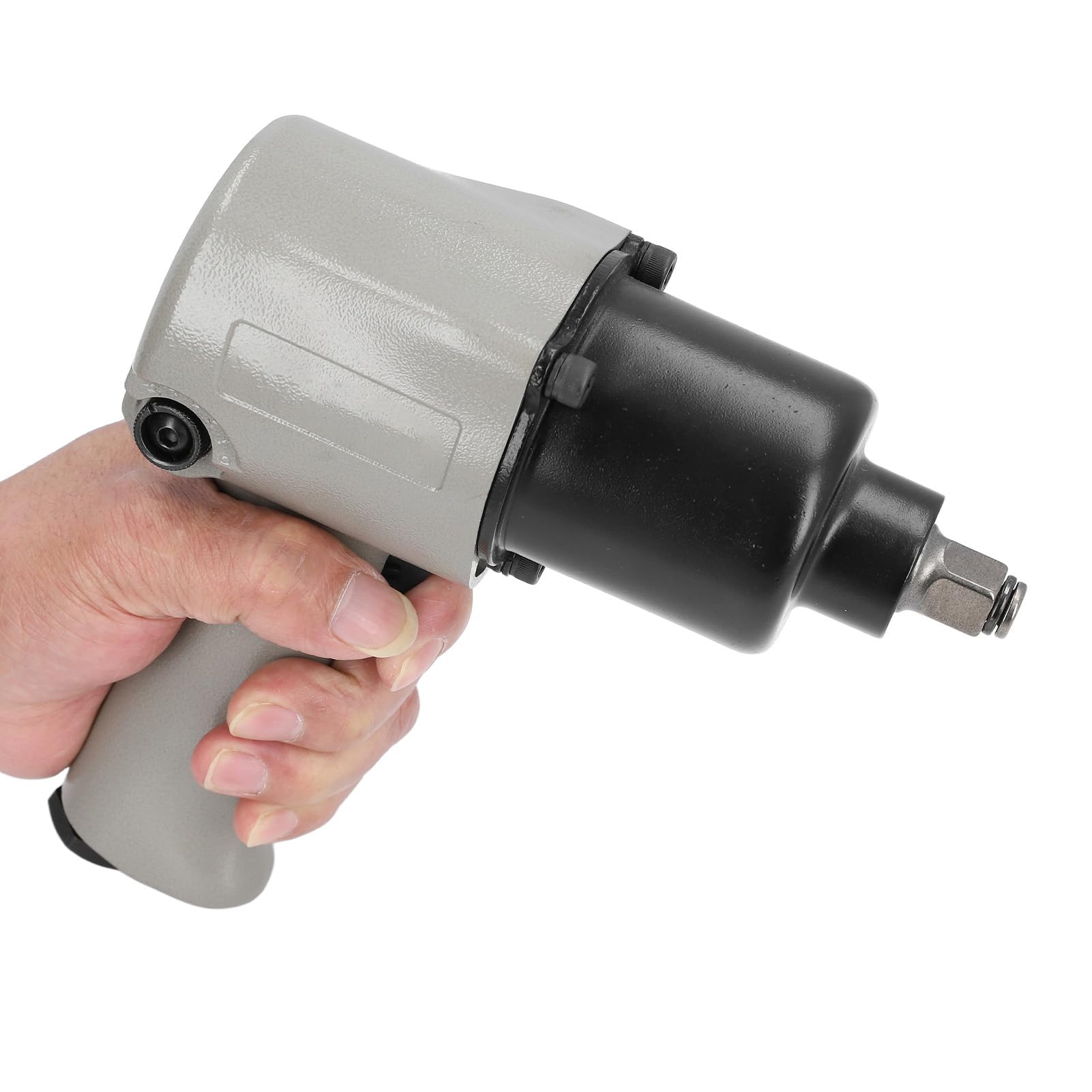 Hyuduo Pneumatyczny Klucz Udarowy Aluminiowy Pneumatyczny Klucz Udarowy 1 4-calowy Wlot Powietrza 34 do 410 Nm 8000 Obr./min do Naprawy Samochodów Użytkownicy Zajmujący się konserwacją Sprzętu