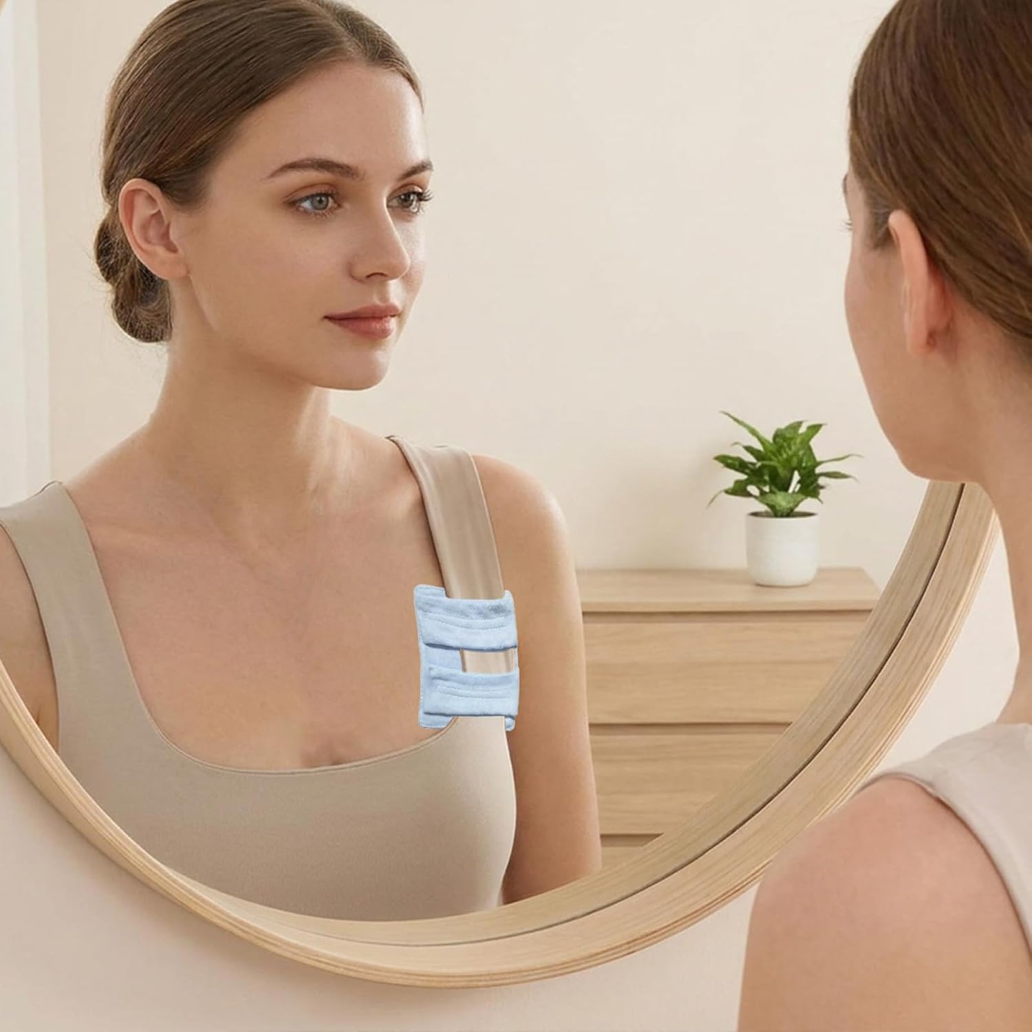 2PCS Bra Strap Pad Protector,Chemo Port Protector,for Bra Strap Cushion | Port Pillows for Chemo Patients Seatbelt,Bra Strap Holders for Slipping,Mastectomy Pillow