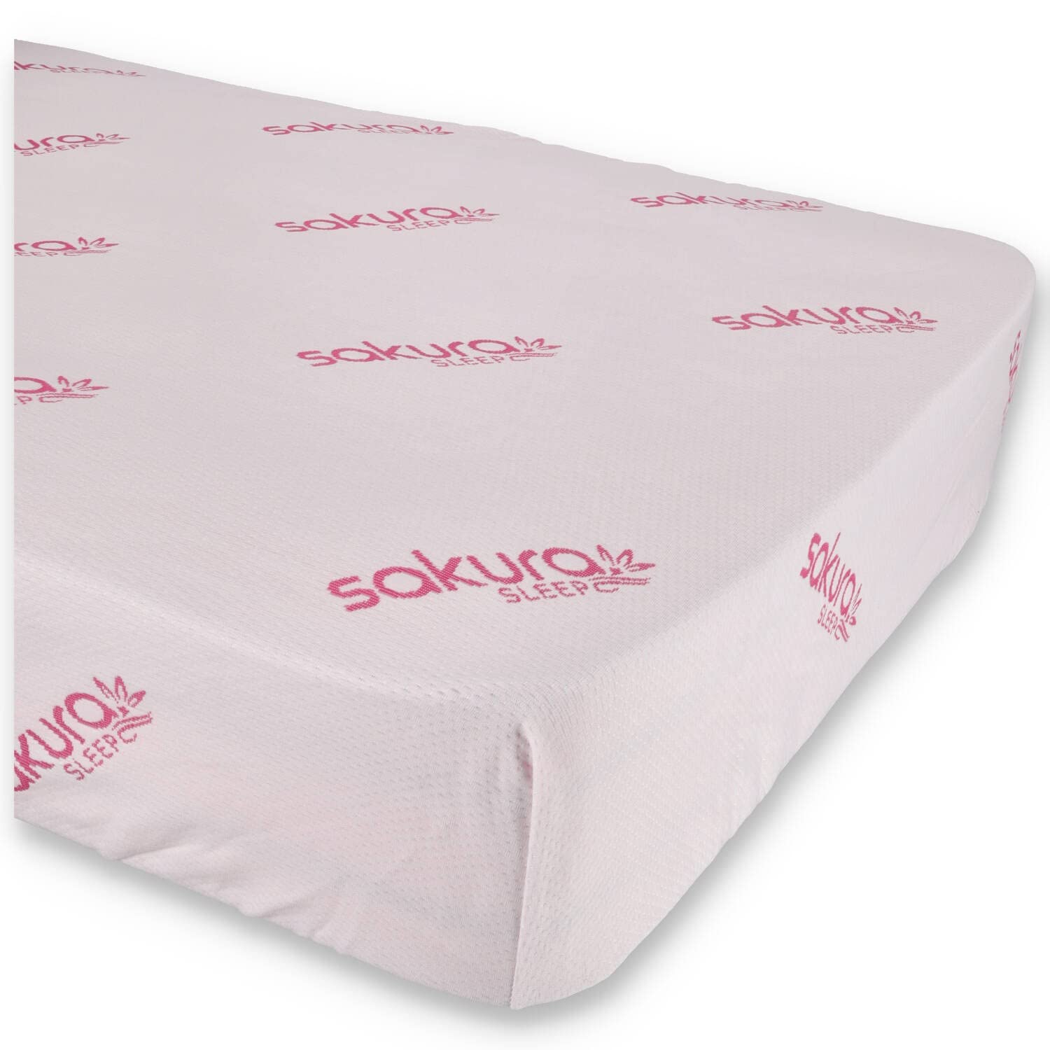 Casatessile Coprimaterasso con Angoli profumato Sakura Traversa Elasticizzata con Angoli Copri Materasso, Proteggi Materassi - Matrimoniale