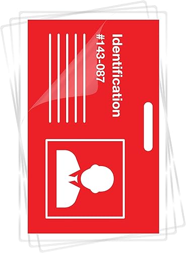 Miniatura 5 de Fellowes Bolsas de laminación en caliente, etiqueta de identificación, perforadas, 5 mil, paquete de 100 (52016)