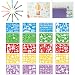SOTOGO 35 Pieces Drawing Stencils Set Creativity Stencils Kit Craft Educational Toys for Kids, 300 Different Patterns
