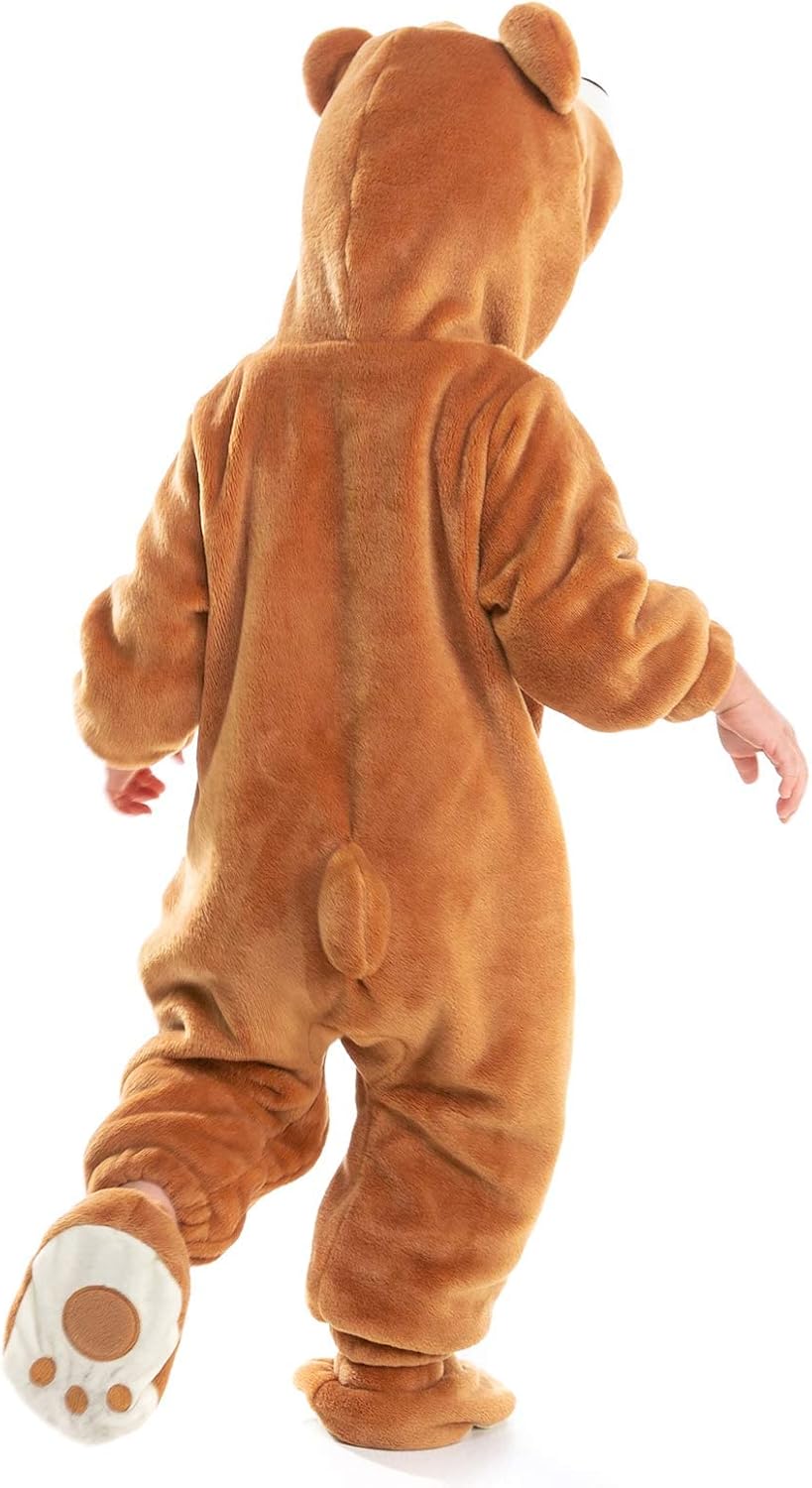 HSCTEK Baby Bear Onesie Costume, Unisex Infant Baby and Toddler Hooded Bodysuit 0-4T - Image 4