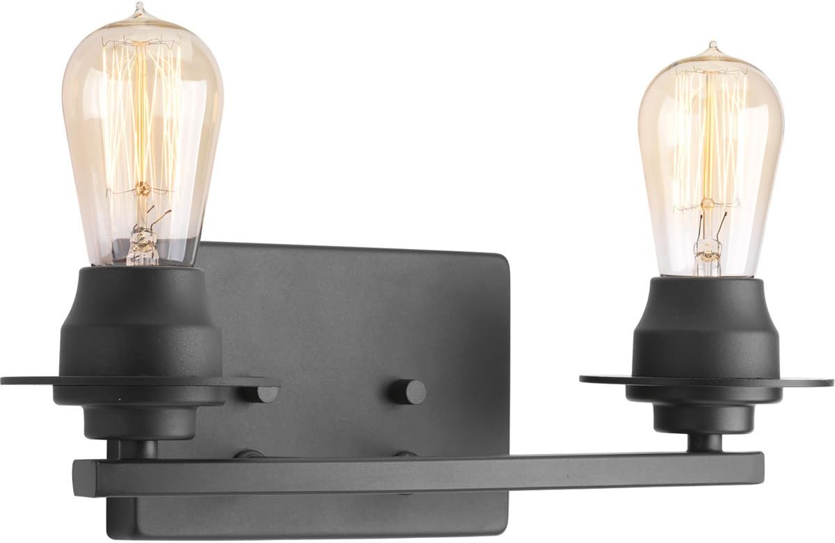 Buy 1 get 1 Debut Collection 2-Light Farmhouse Bath Vanity Light Graphite Up To 60% OFF Debut Collection 2-Light Farmhouse Bath Vanity Light Graphite
