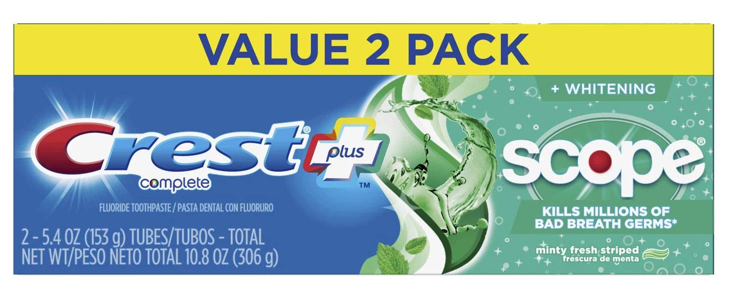 Scope Complete Whitening Toothpaste Minty Fresh - 5.4 oz (153 g) - Pack of 2