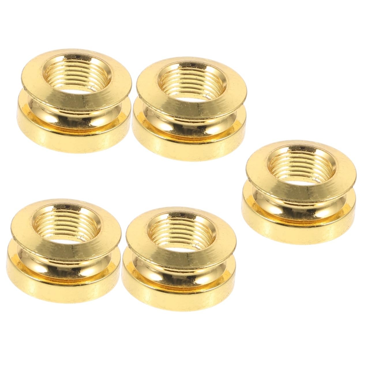 GOOHOCHY 5pcs Acoustic Guitar End Pin Cap Guitar String Button End Pins Button Accessory