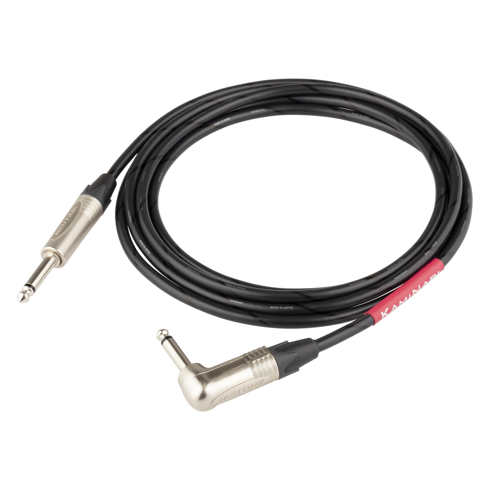 Amazon | KAMINARI GUITARS ギターシールド All-round Cable 3m Black