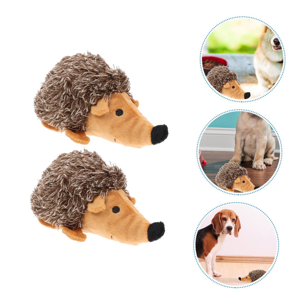 Sosoport 6stücke Teiliges Hundespielzeug Langlebiges Kauspielzeug Für Welpen Interaktives Plüschspielzeug Mit Quietscher Zur Zahnpflege Für Spielvergnügen