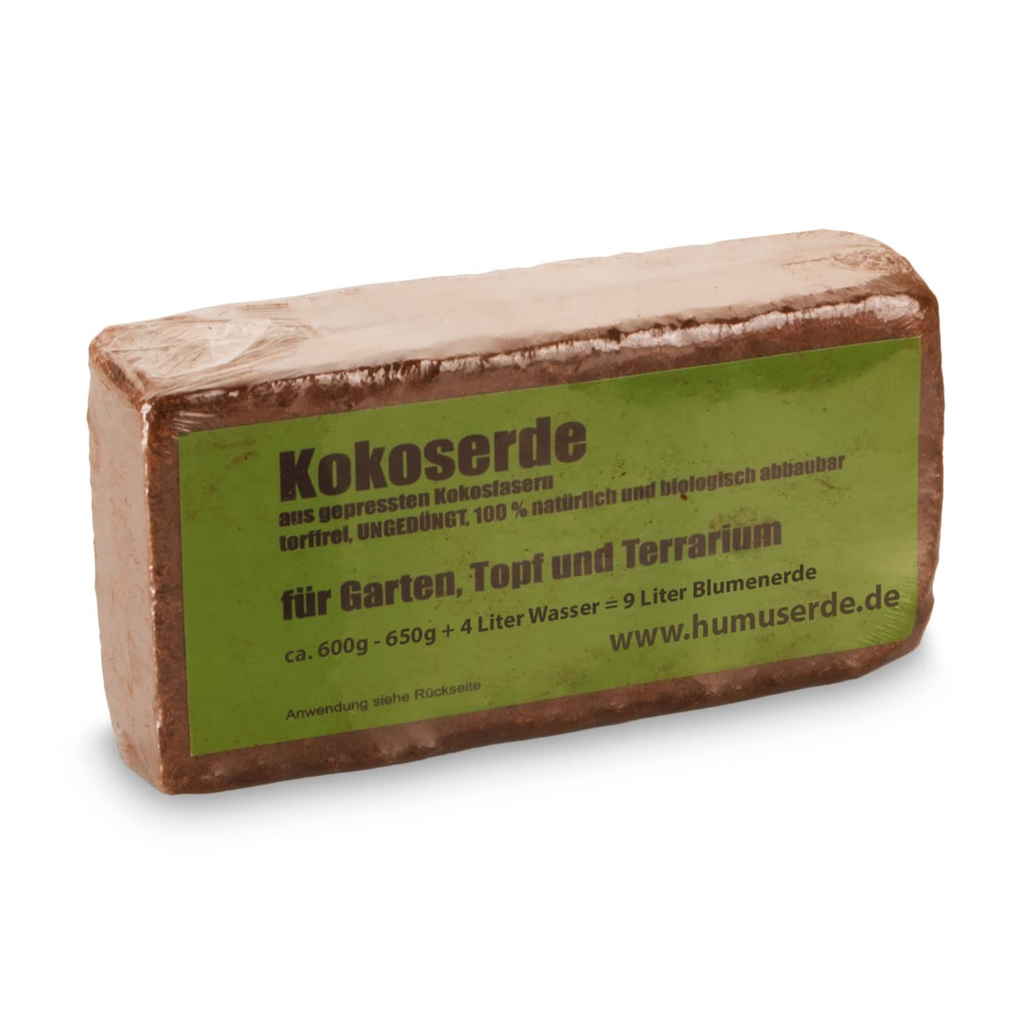 Humuserde I Erde aus Kokosfasern 20 x 650g I 100% natürlich & biologisch abbaubar I nährstoffarme Anzuchterde torffrei & ungedüngt I Kokoserde für Pflanzen/Hochbeete & Terrarien