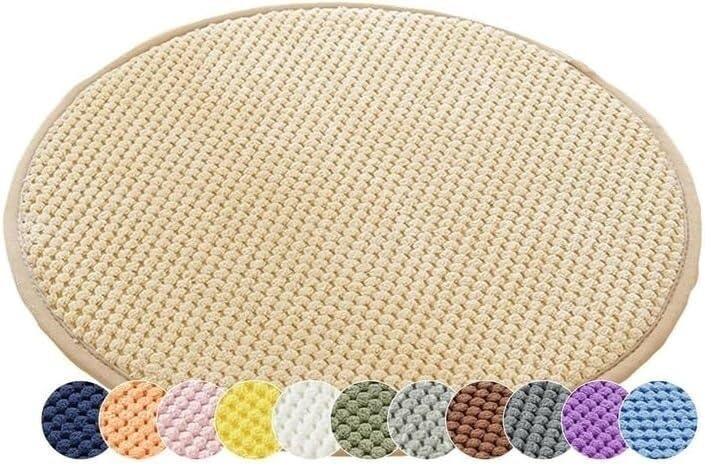 Coussin de tabouret rond galette de chaise 50cm assise cuisine salle à manger