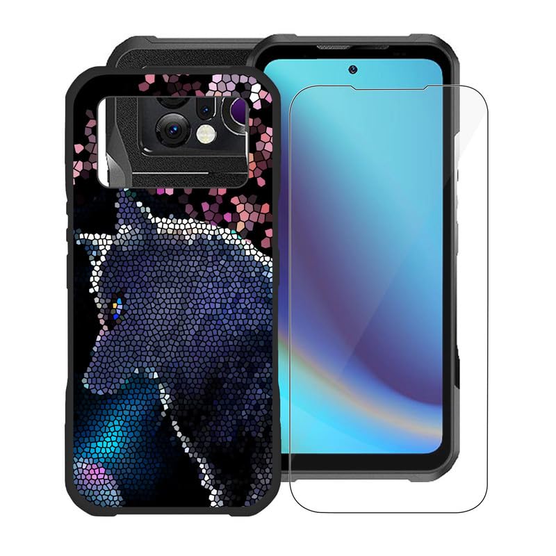 CXKJ Custodia per Doogee N20 PRO (6.3 Pollice) Nero Cover, Silicone Case Crystal Ultra Thin Morbido TPU Bumper Anti-Scratch Anti Scivolo Protettiva Case Cover per Doogee N20 PRO - CX26