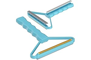 Lint Remover De-Linter for Clothes, Pet Hair Remover and Carpet Rake
