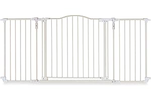 Toddleroo By North States 72" Wide Deluxe Décor Curved Baby Gate