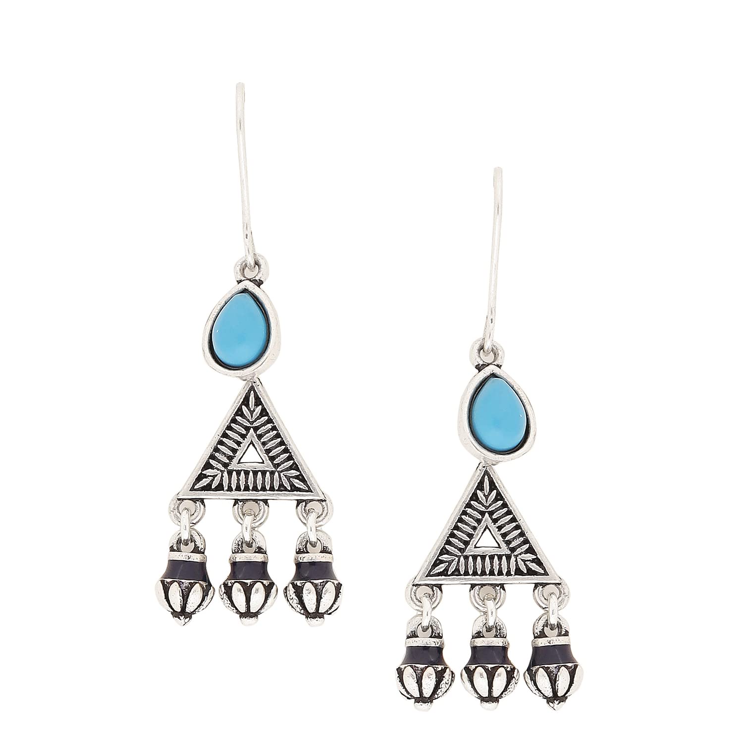 See full amazon price history chart for Voylla Moksha Triangles Blue Stone Earrings Voylla Moksha Triangles Blue Stone Earrings (B09X36SXGH) Amazon Price History, Amazon Price Tracker