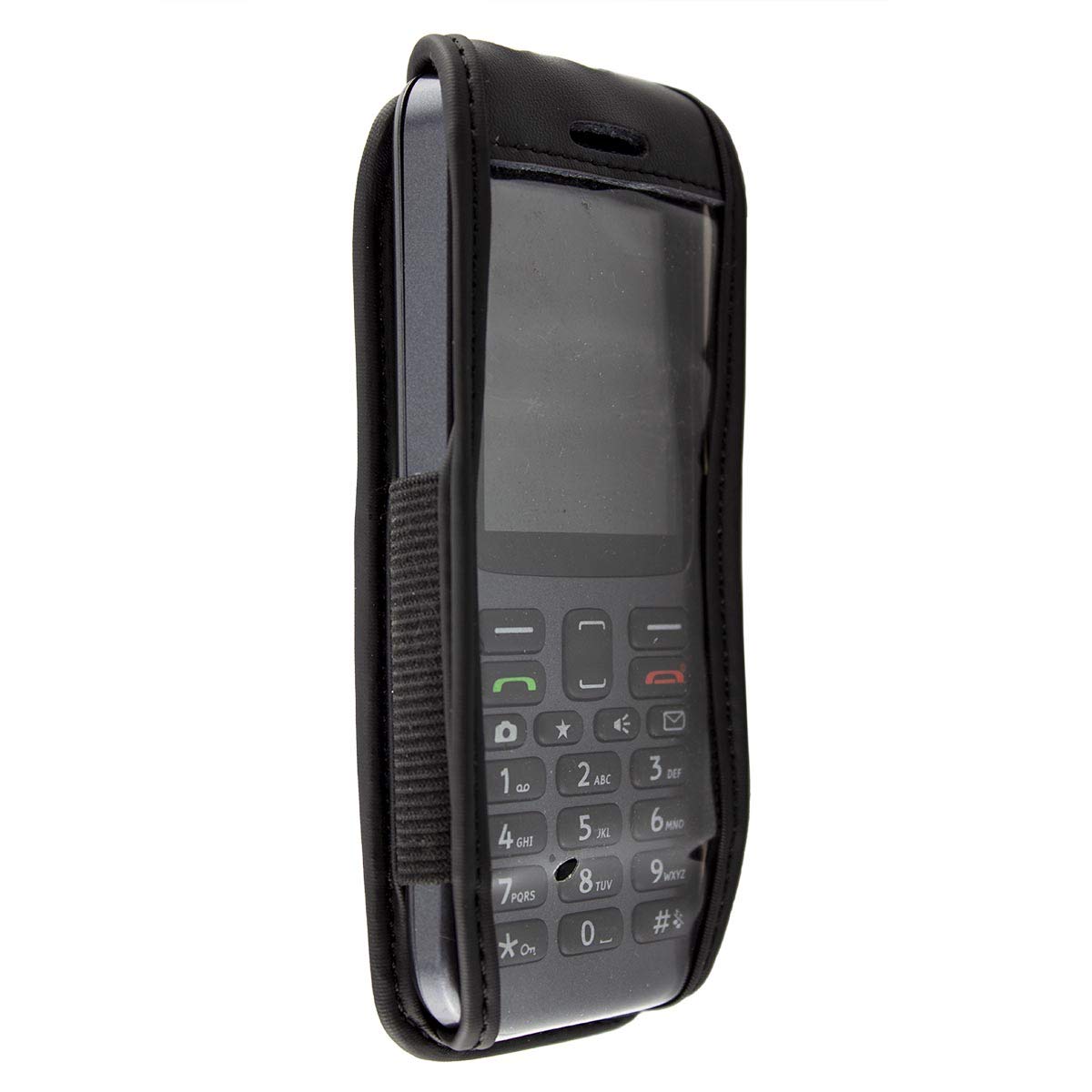 caseroxx Leather-Case with belt clip compatible with Doro 5516/5517 made from genuine leather - Image 2