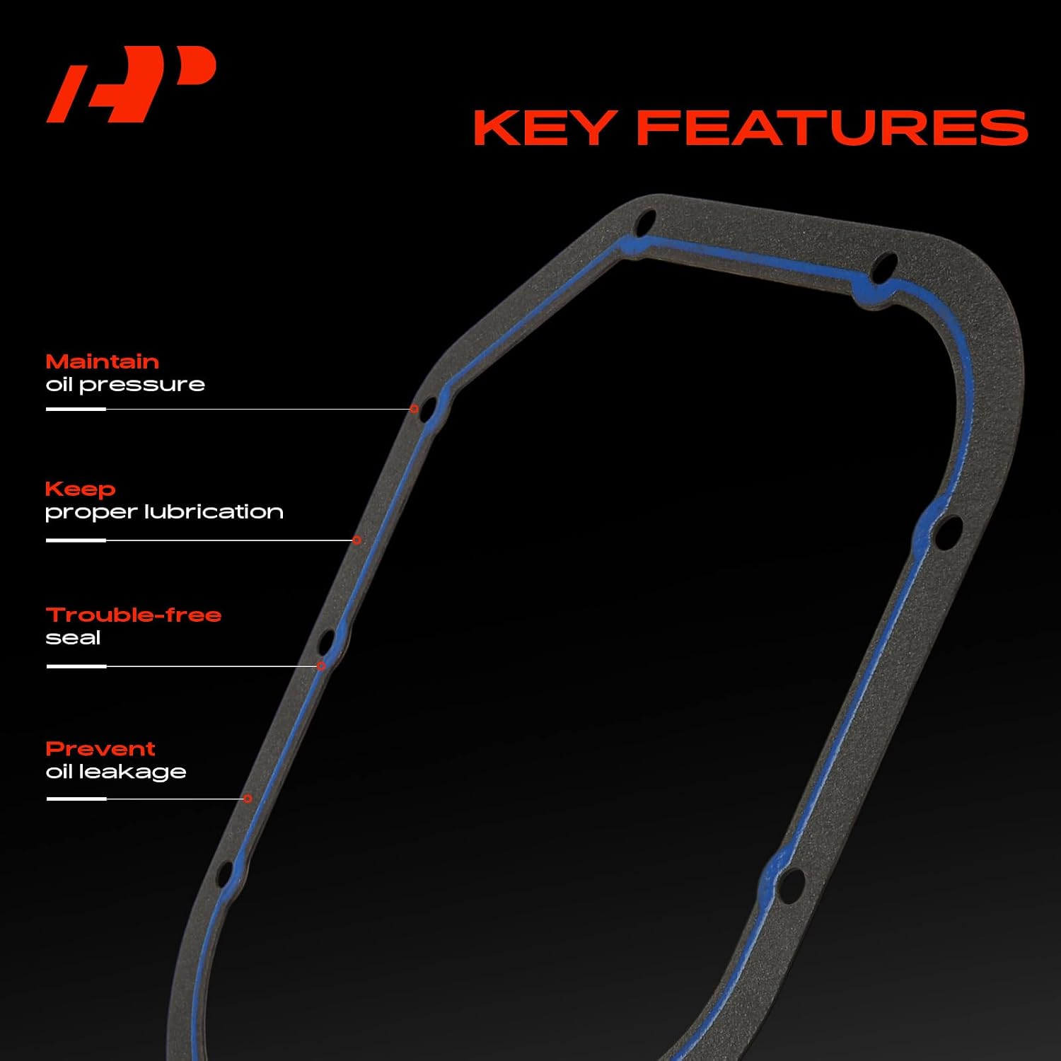 A-Premium 2.5L 2.7L Engine Oil Pan Gasket Set, Compatible with Hyundai Sonata 1999-2005, Santa Fe 2001-2006, Tucson 2005-2009, Tiburon 2003-2008 & Kia Optima 2001-2006, Sportage 2005-2010, Magentis