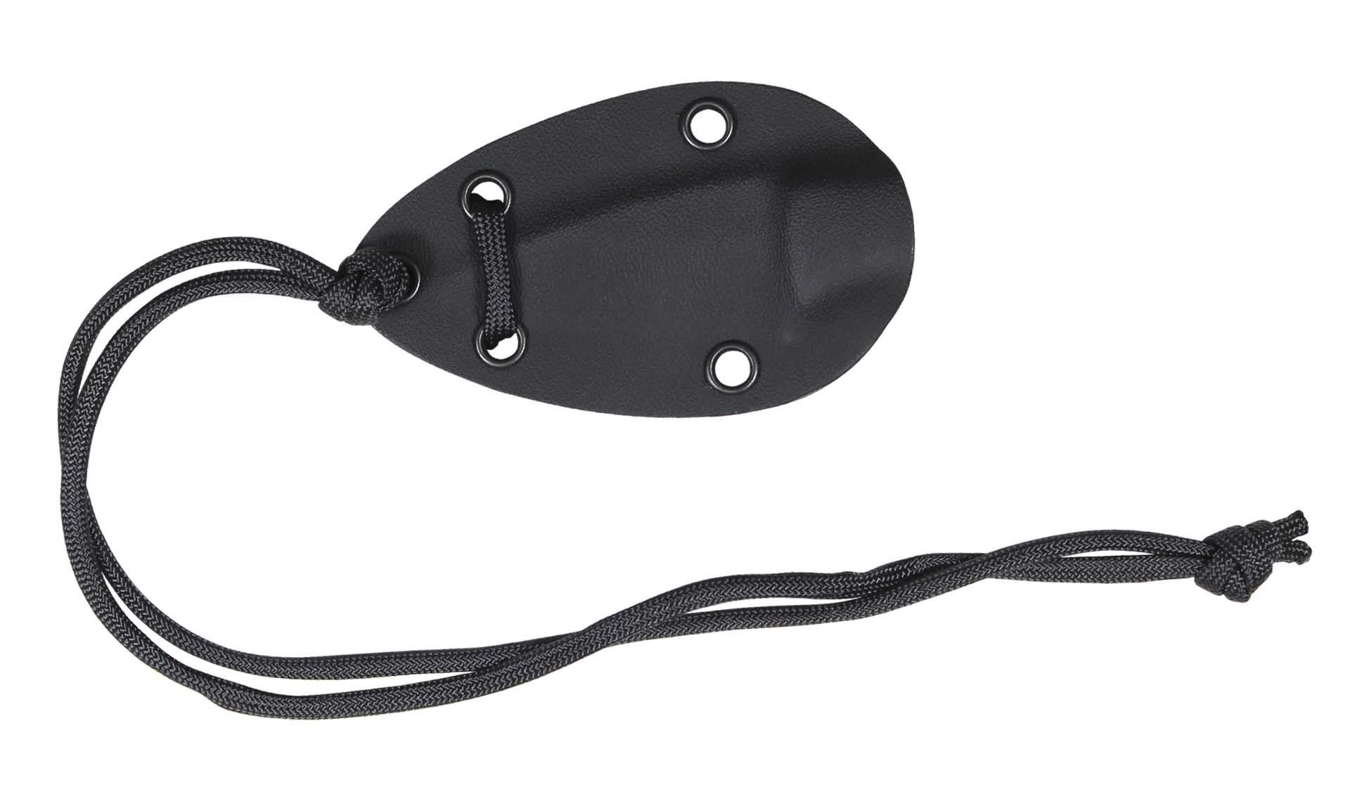Cudeman Nuevo Cuchillo Yoda 200-M-K KYDEX Hoja Böhler N-695 y empuñadura Micarta Negra 5,8 cm para Caza, Pesca, Supervivencia y Bushcraft + Portabotellas Regalo