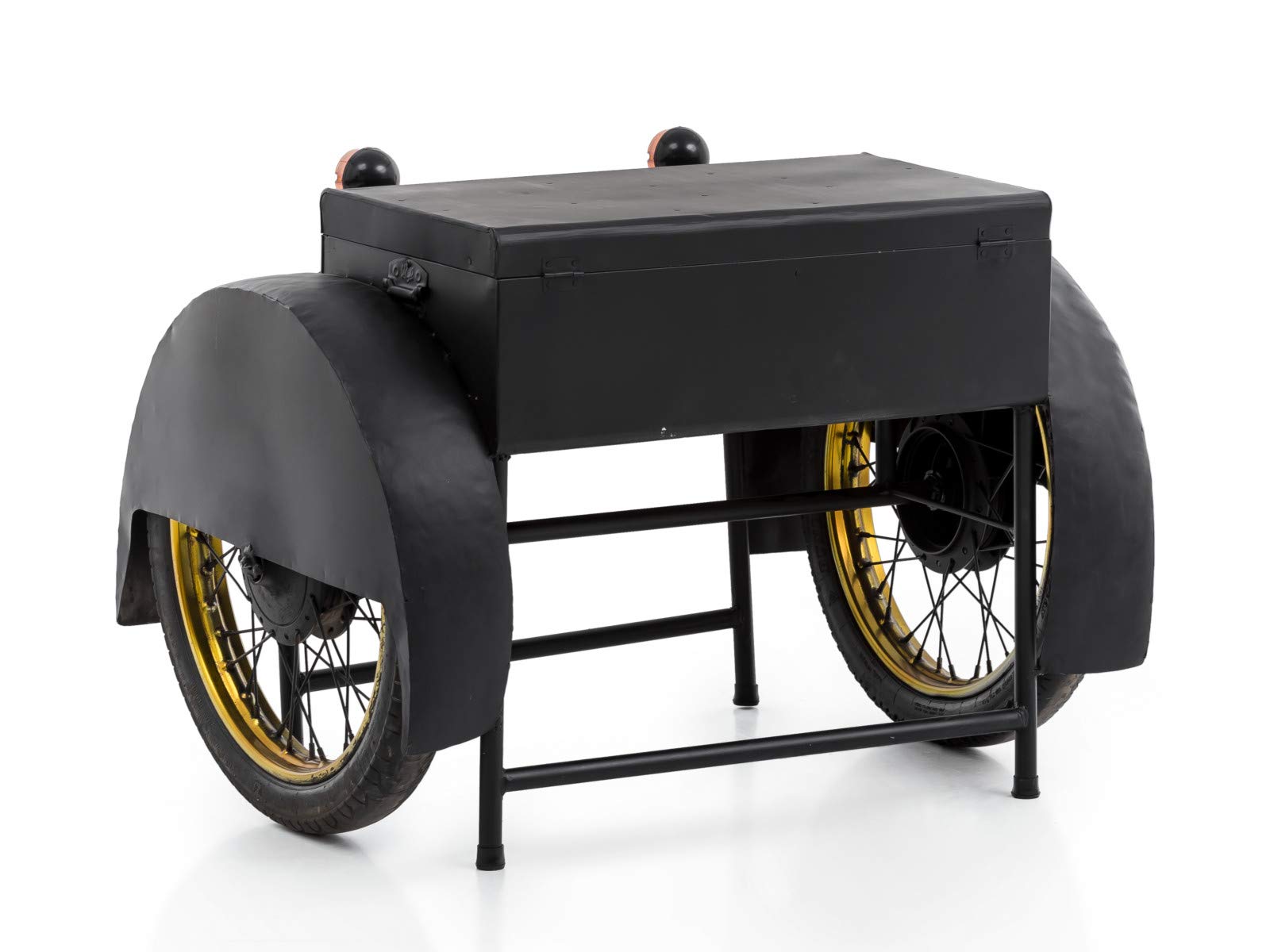 Woodkings® Bar Delivery Car Vintage Design Bartisch Barregal Barschrank Beistelltisch Weinregal Herrenzimmer Büro Partykeller