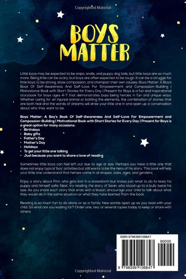 Miniatura 2 de Boys Matter A Boys Book Of Self-Awareness And Self-Love For Empowerment and Compassion-Building Motivational Book with Short Stories for Every Day