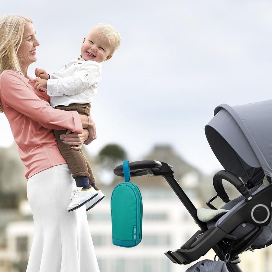 Miniatura 7 de JOFOL BABE - Bolsa para biberones de viaje, bolsa enfriadora para biberones, bolsa térmica de leche materna aislada, bolsa térmica para biberones