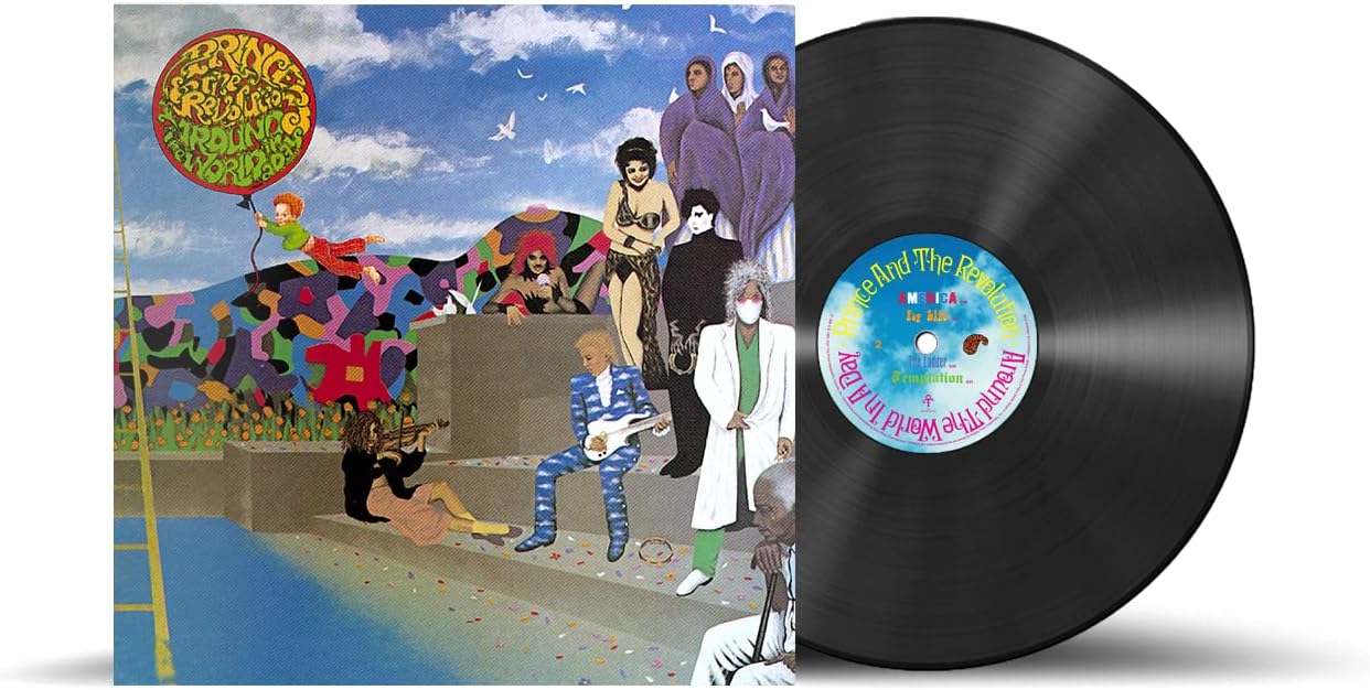 Around The World In A Day por Prince & The Revolution — capa do álbum